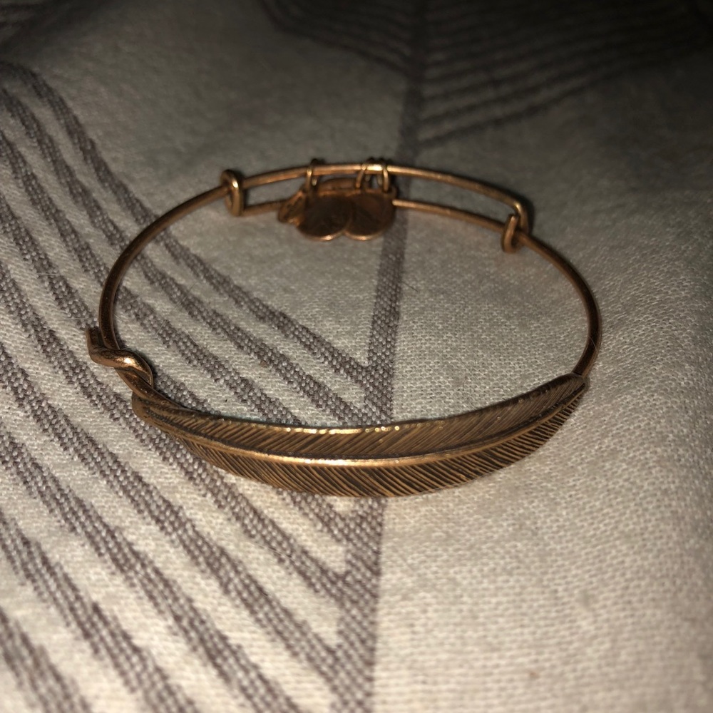 Alex and Ani feather bracelet